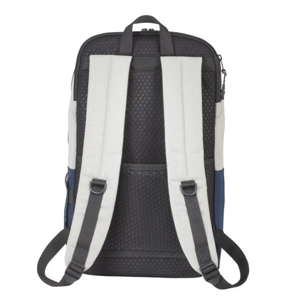 Rear View of Blue NBN Linden 15" Computer Backpack