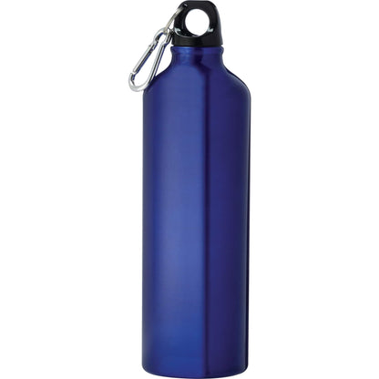 Rear View of Blue Pacific 26oz Aluminum Sports Bottle plain