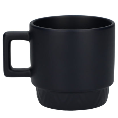 Rear View of Blue Paco 12oz Ceramic Mug plain
