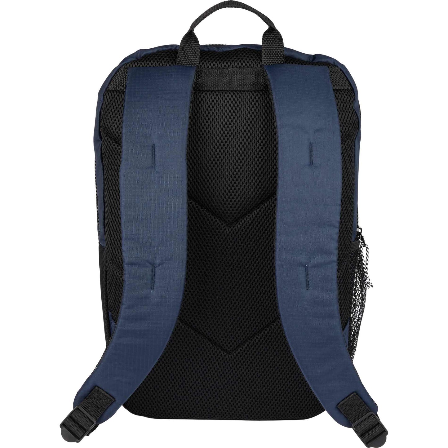 Rear View of Blue Rocky Recycled 15" Computer Backpack plain