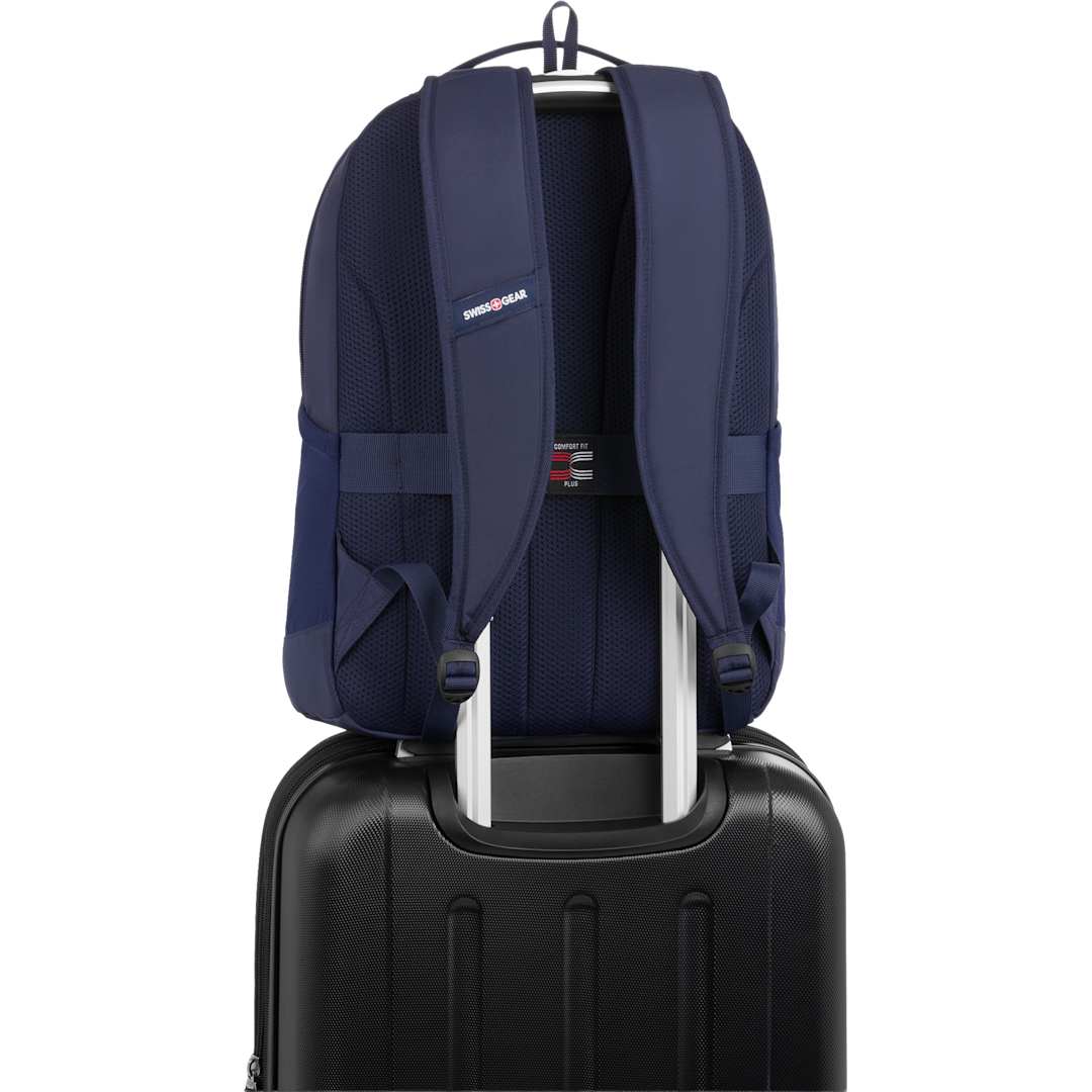Rear View of Blue Swiss Gear Ridgeline Backpack