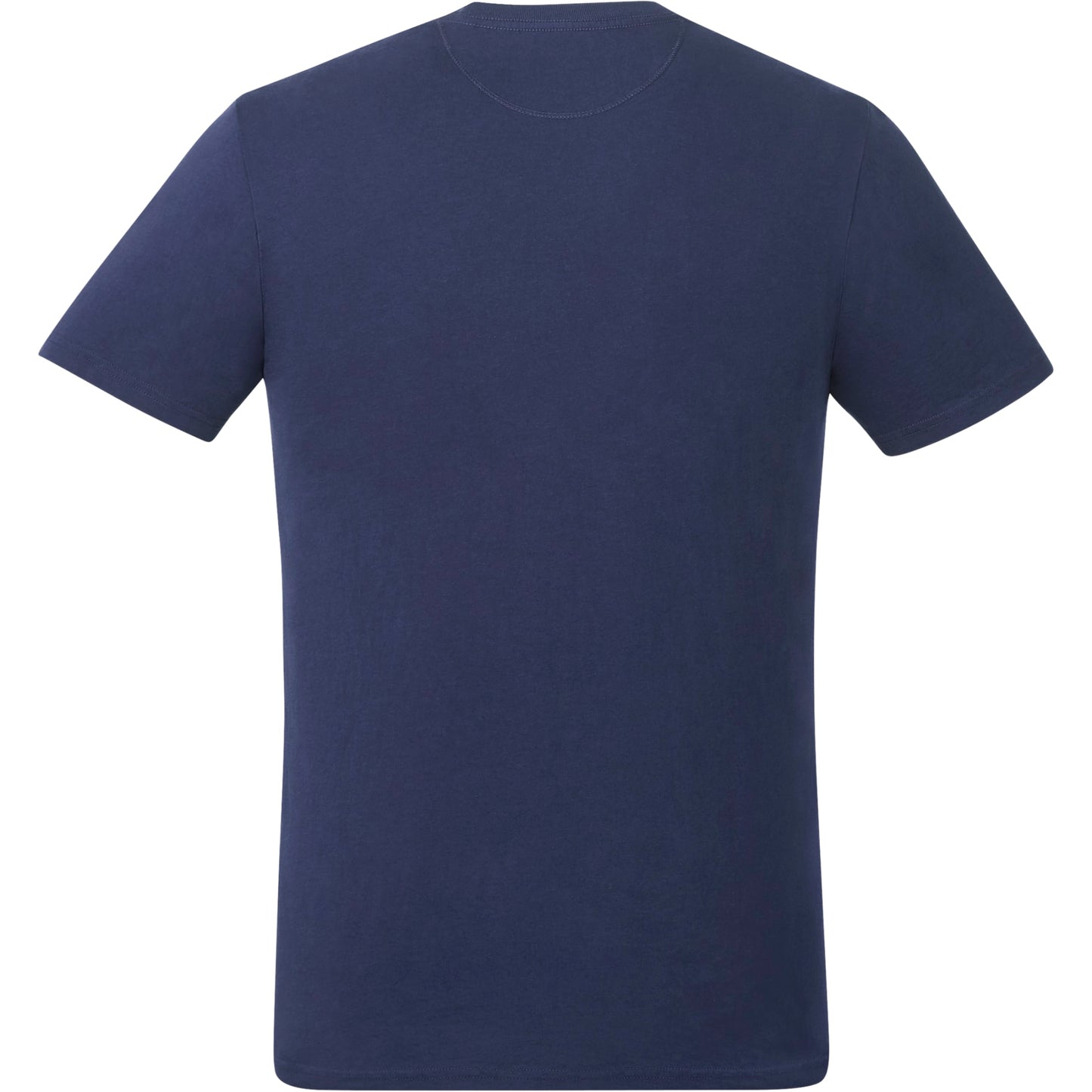 Rear View of Blue tentree Organic Cotton Short Sleeve Tee - Men's plain