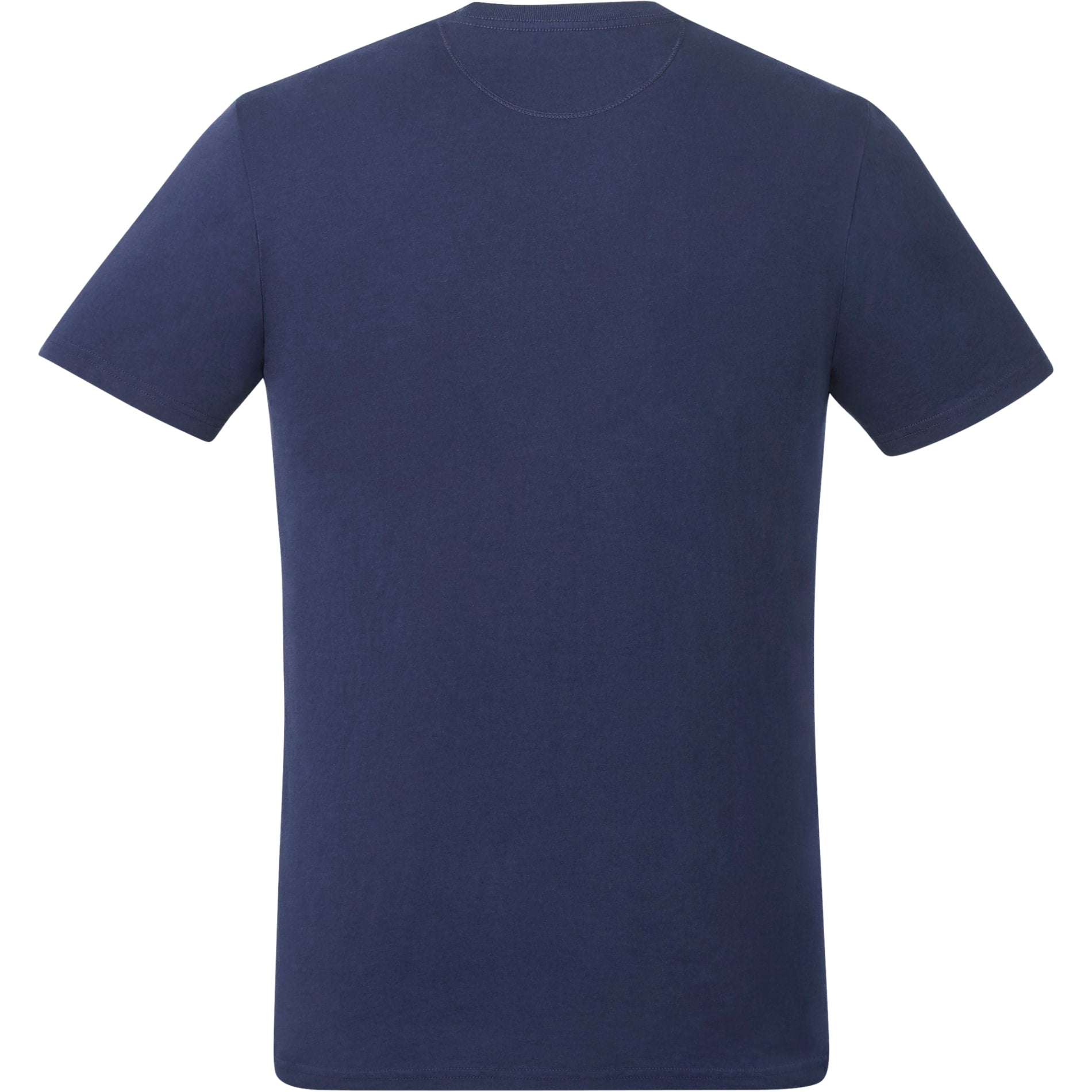 Rear View of Blue tentree Organic Cotton Short Sleeve Tee - Men's plain