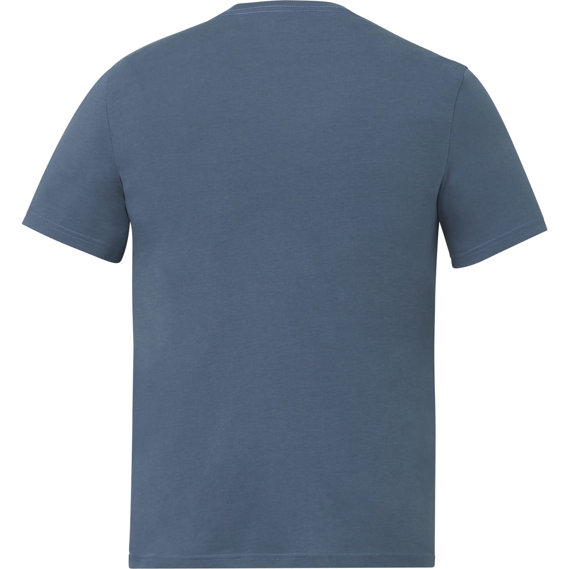 Rear View of Blue tentree Organic Cotton Short Sleeve Tee - Men's plain