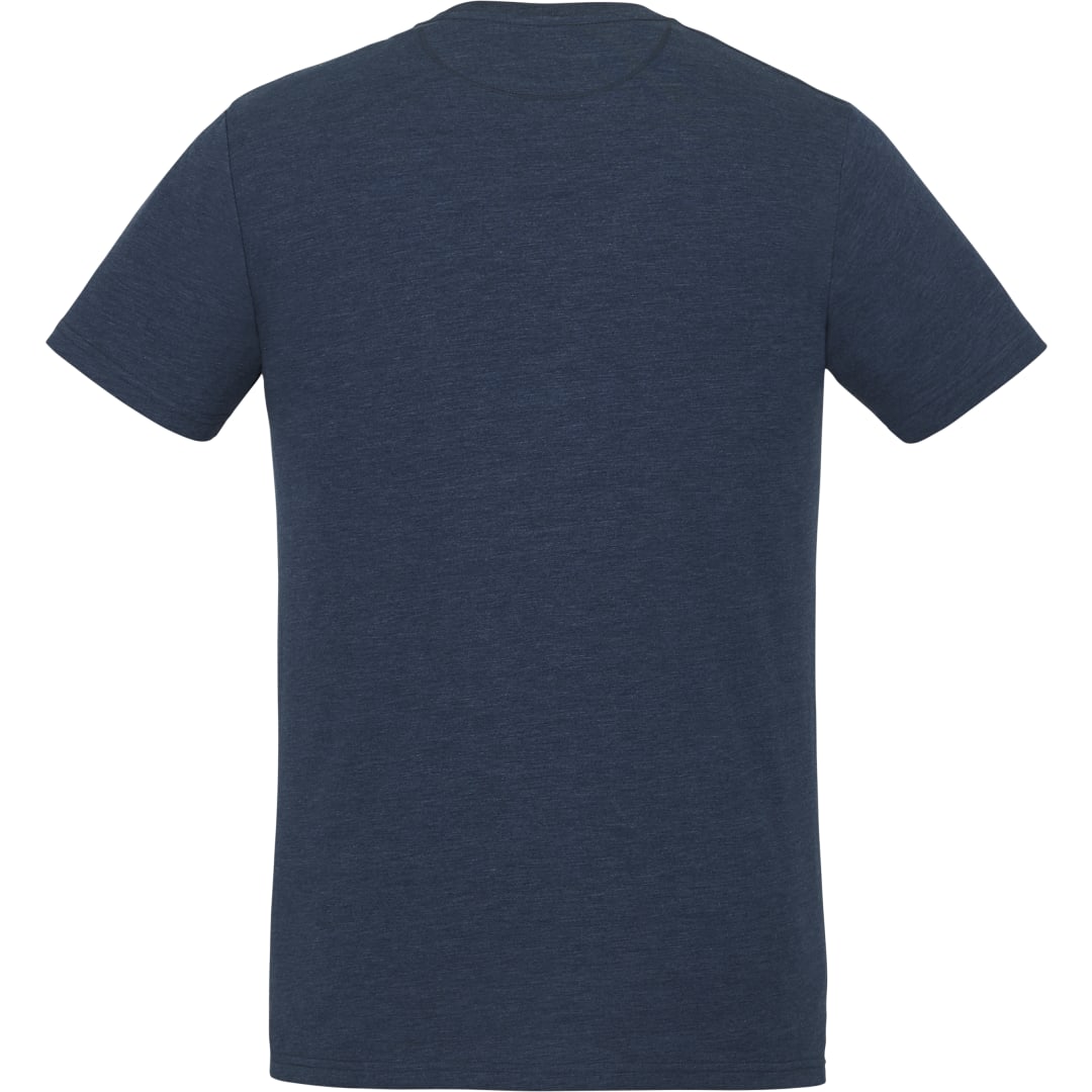 Rear View of Blue tentree TreeBlend Classic T-Shirt - Men's plain