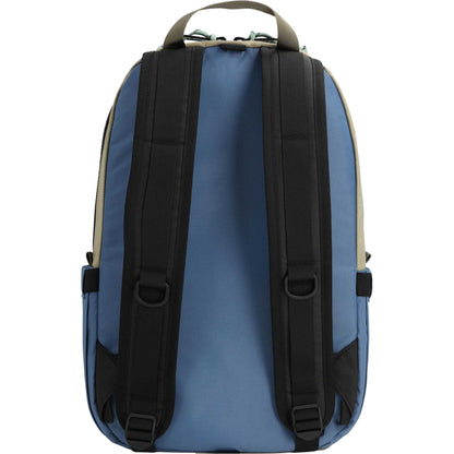 Rear View of Blue Topo Designs Recycled Light Pack Laptop Backpack