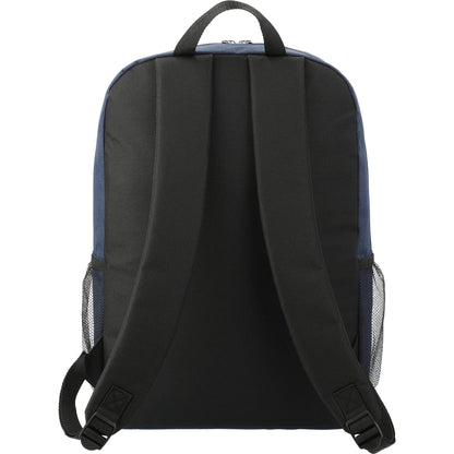 Rear View of Blue Urban 15" Computer Backpack