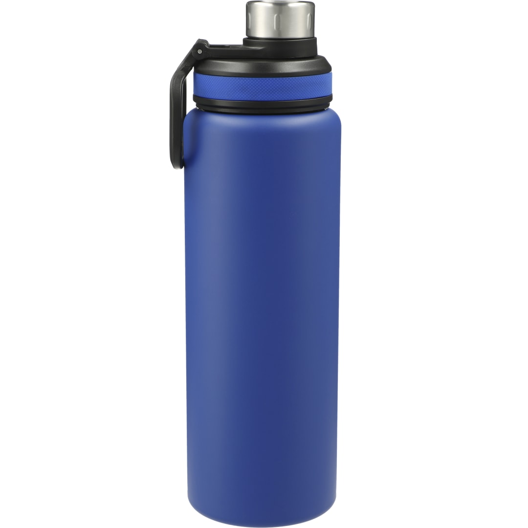 Rear View of Blue Vasco 32oz Stainless Steel Bottle