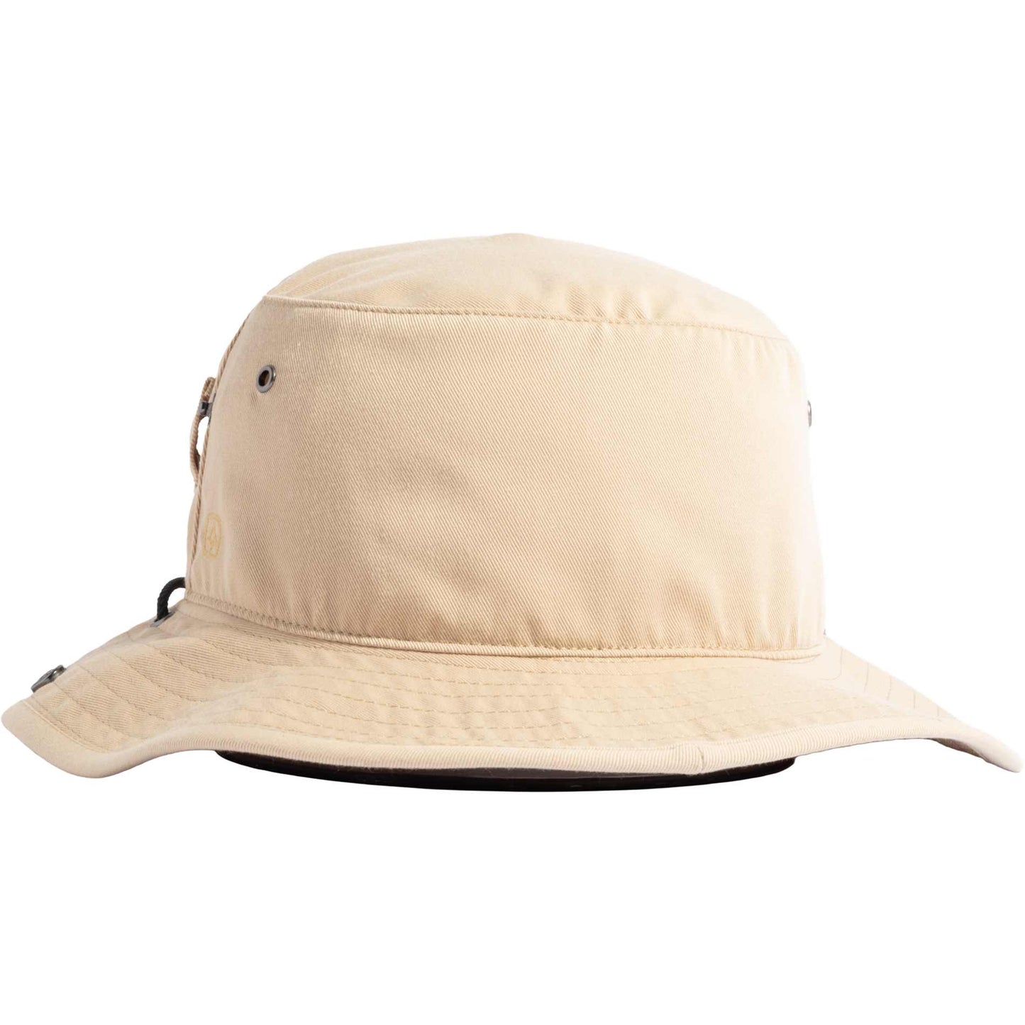 Rear View of Brown Coal Seymour Flat Brim Hat plain
