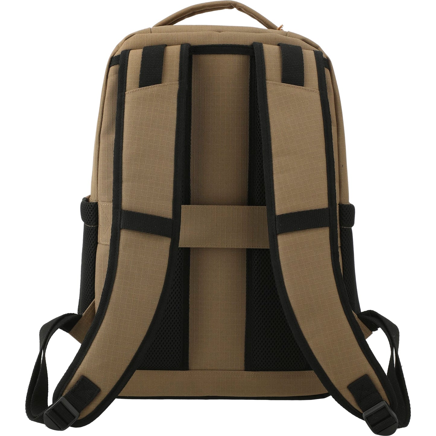 Rear View of Brown NBN Recycled Utility Insulated Backpack