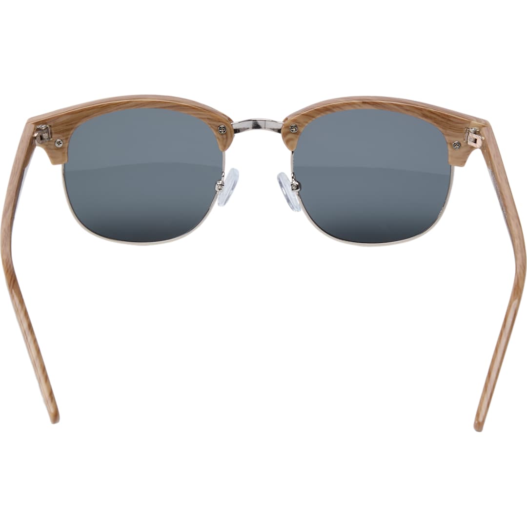 Rear View of Brown Palmer Recycled Club Master Sunglassess plain