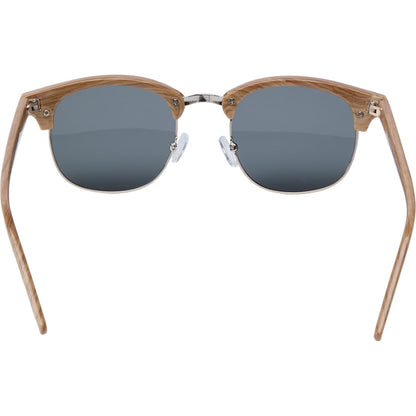Rear View of Brown Palmer Recycled Club Master Sunglassess plain