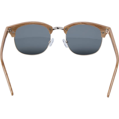 Rear View of Brown Palmer Recycled Club Master Sunglassess plain