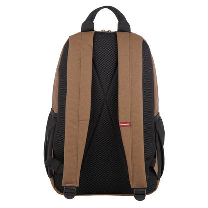 Rear View of Brown Wolverine 23L Laptop Backpack