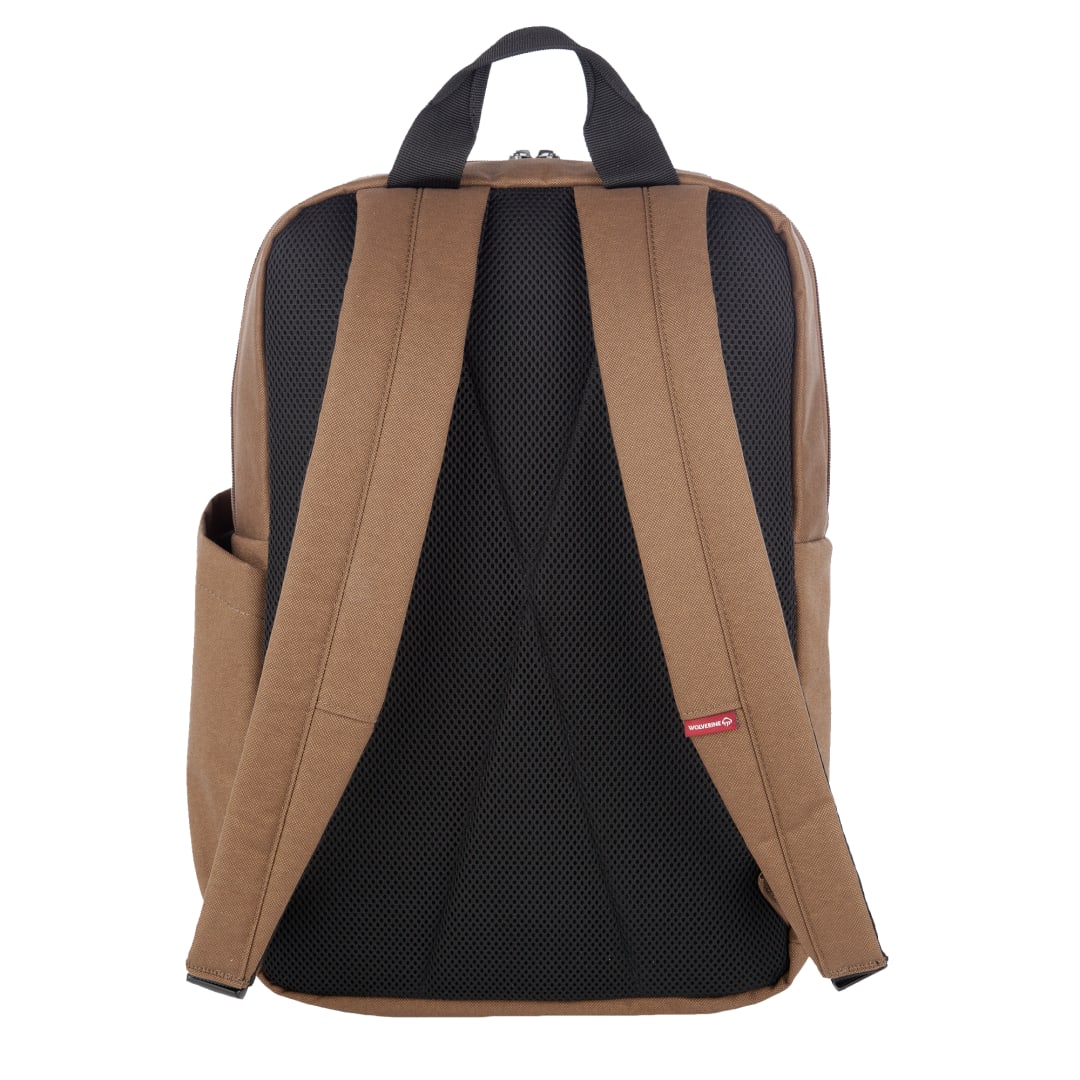 Rear View of Brown Wolverine 24L Classic Backpack
