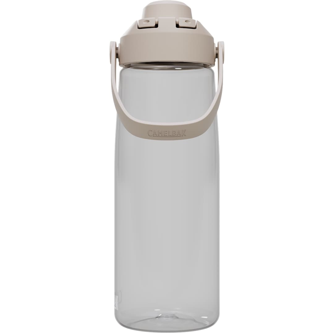 Rear View of Clear CamelBak Thrive™ Chug 25oz Bottle Tritan™ Renew plain