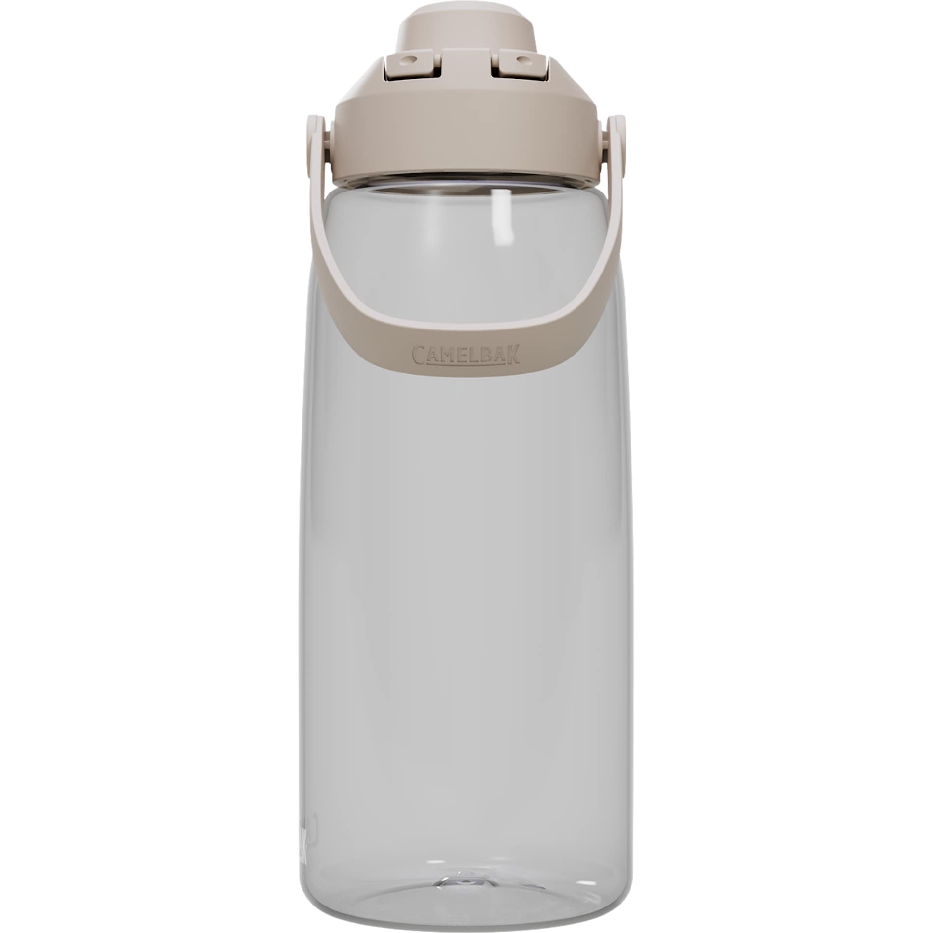 Rear View of Clear CamelBak Thrive™ Chug 32oz Bottle Tritan™ Renew plain