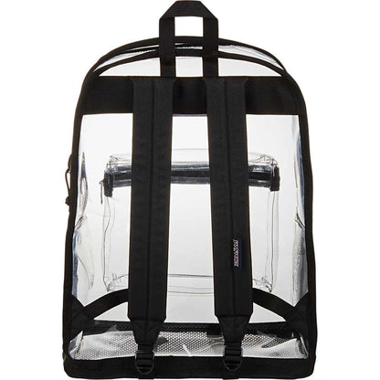 Rear View of Clear Jansport Clear Backpack