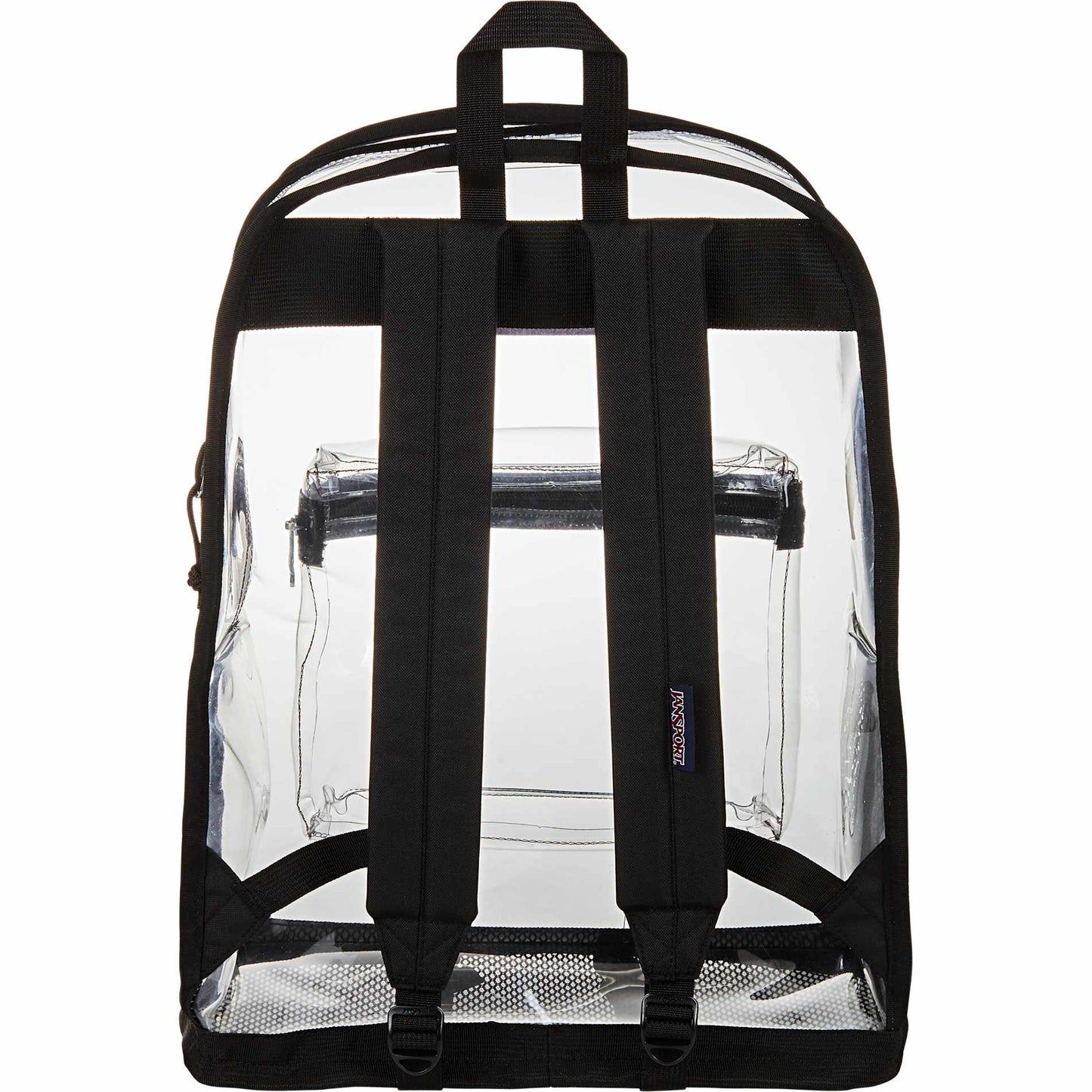 Rear View of Clear Jansport Clear Backpack