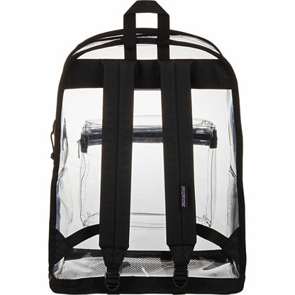 Rear View of Clear Jansport Clear Backpack