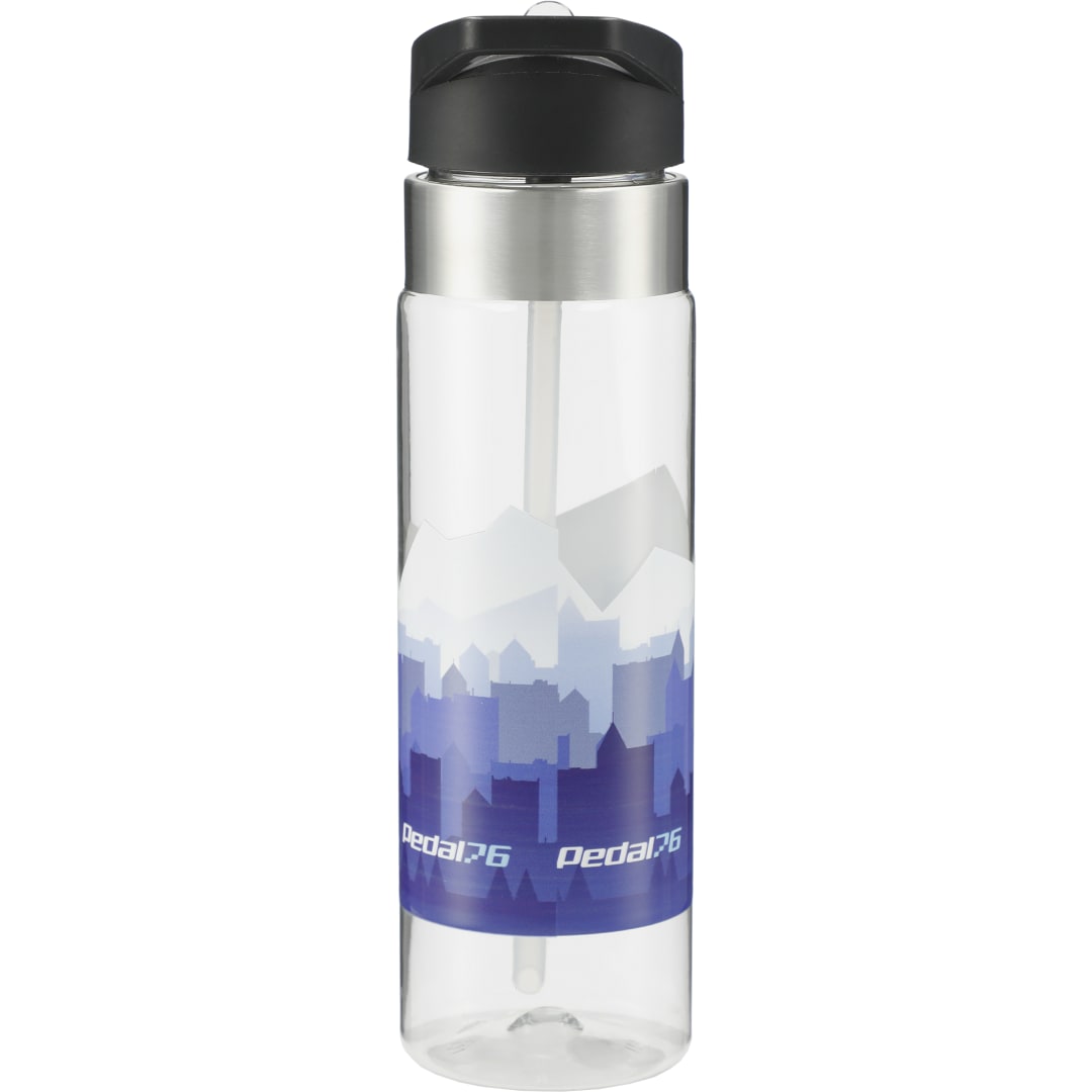 Rear View of Clear Kensington BPA Free Tritan™ Sport Bottle 20oz