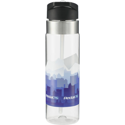 Rear View of Clear Kensington BPA Free Tritan™ Sport Bottle 20oz