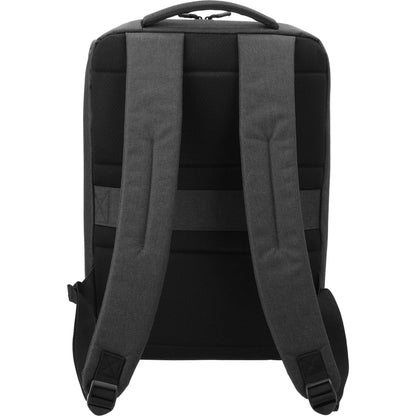 Rear View of Gray Aft Recycled 15" Computer Backpack