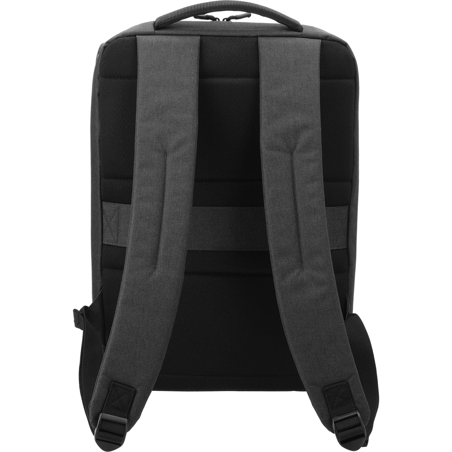 Rear View of Gray Aft Recycled 15" Computer Backpack