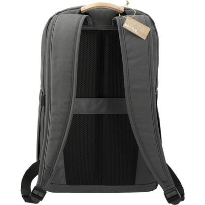 Rear View of Gray Aft Recycled 15" Computer Modular Backpack