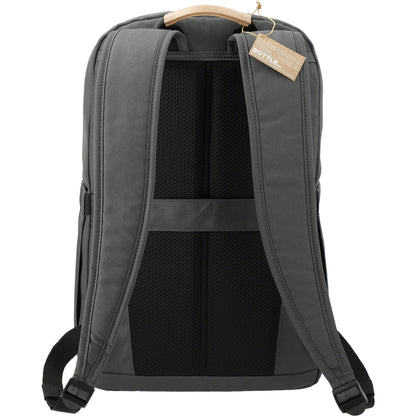 Rear View of Gray Aft Recycled 15" Computer Modular Backpack