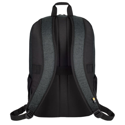 Rear View of Gray Case Logic ERA 16" Computer Backpack plain