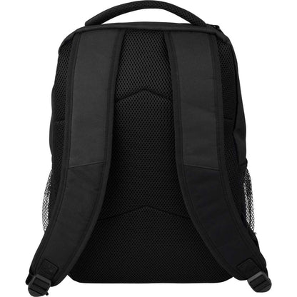 Rear View of Gray Commander Recycled 16" Computer Backpack