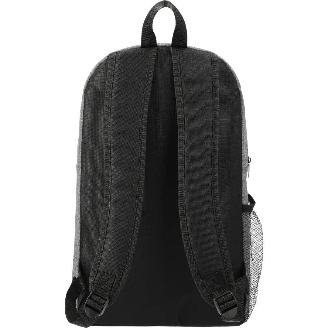 Rear View of Gray Essential Insulated 15" Computer Backpack