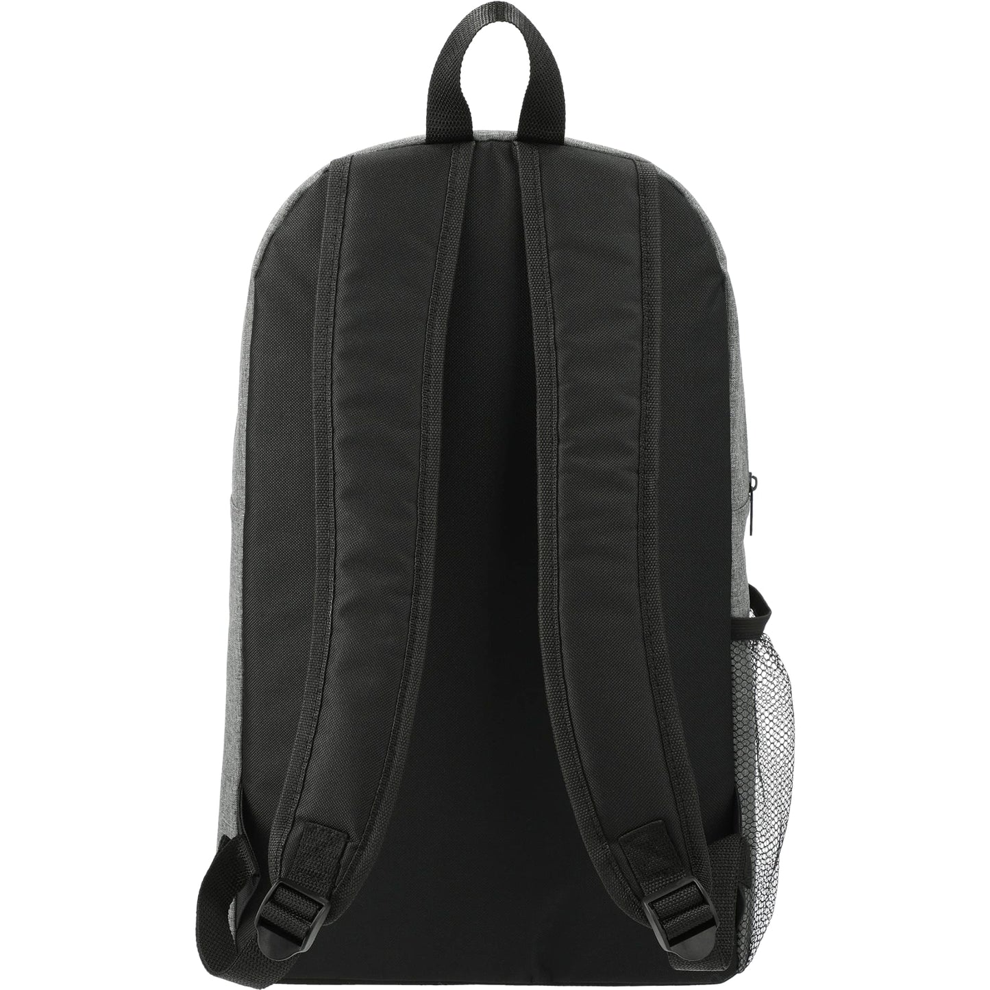 Rear View of Gray Essential Insulated 15" Computer Backpack