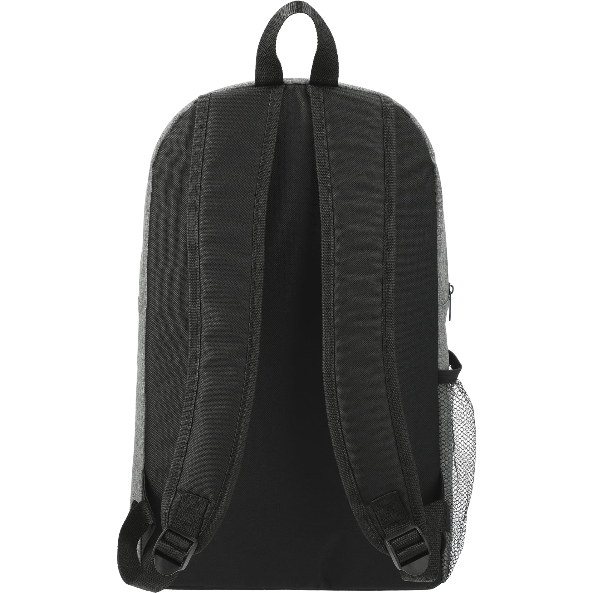 Rear View of Gray Essential Insulated 15" Computer Backpack