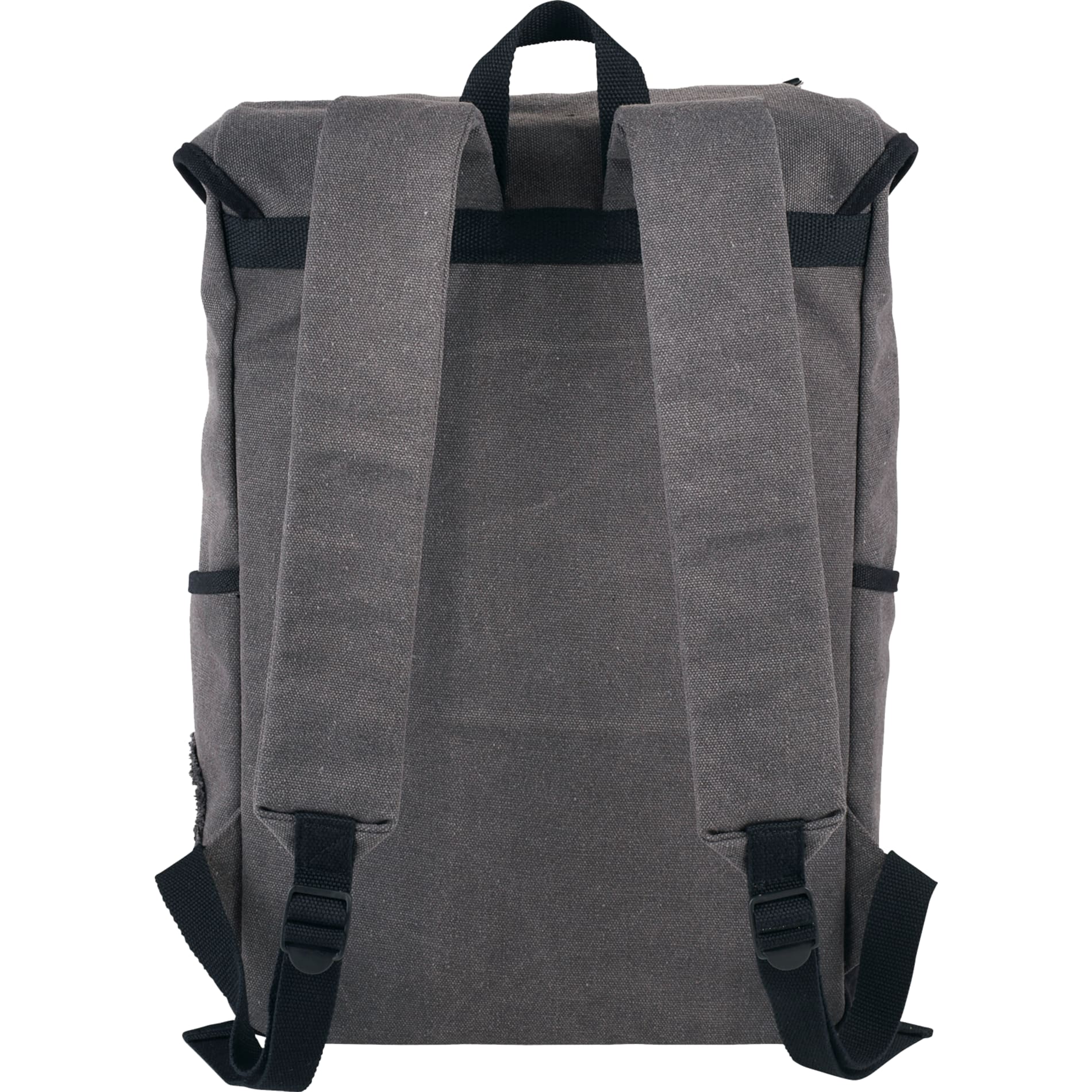 Rear View of Gray Field & Co. Hudson 15" Computer Backpack
