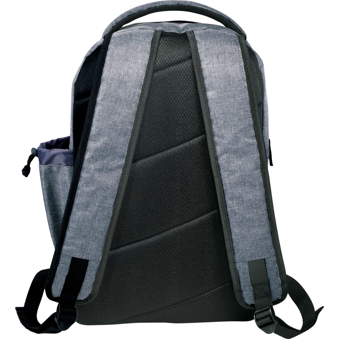 Rear View of Gray Graphite Slim 15" Computer Backpack