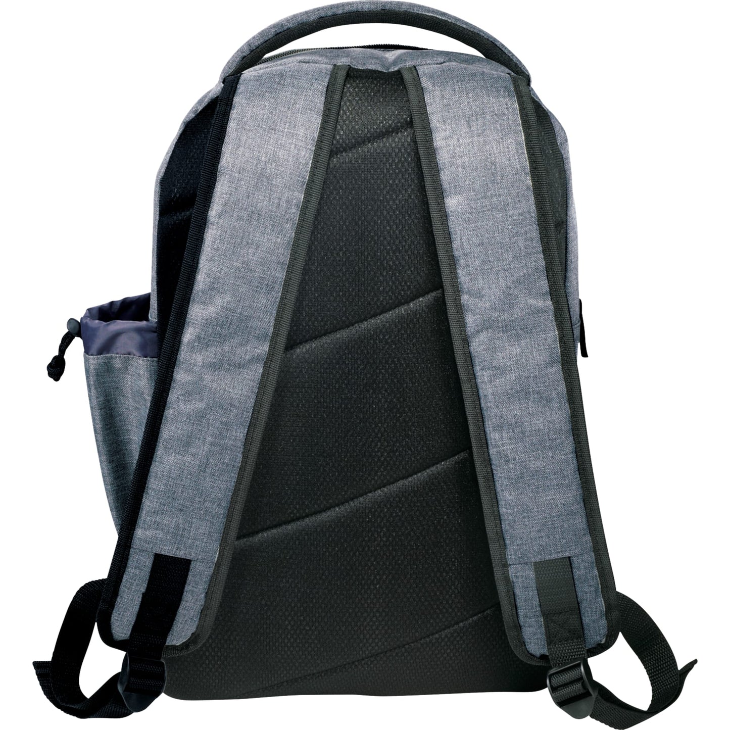 Rear View of Gray Graphite Slim 15" Computer Backpack