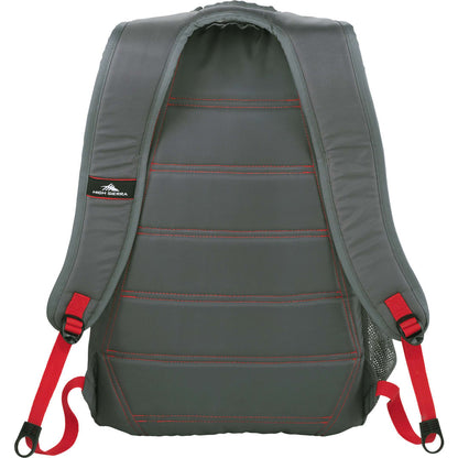 Rear View of Gray High Sierra Fallout 17" Computer Backpack