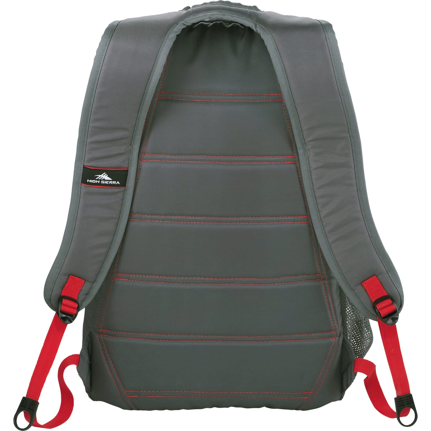 Rear View of Gray High Sierra Fallout 17" Computer Backpack