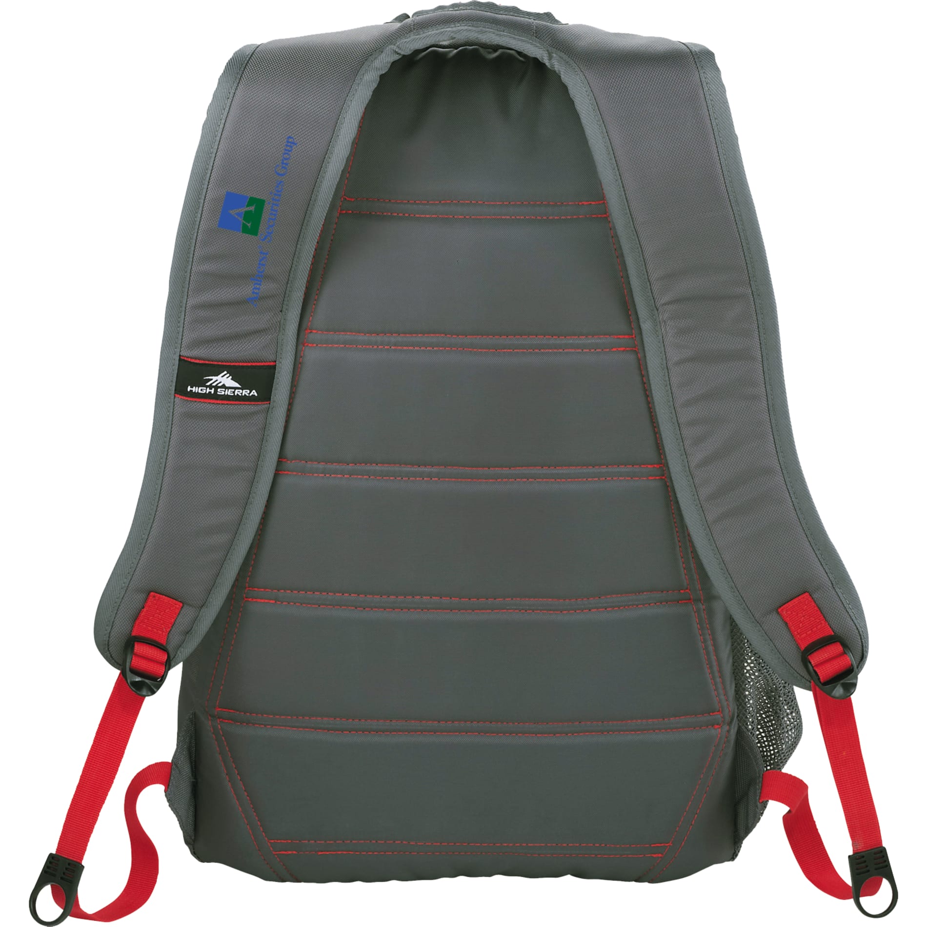 Rear View of Gray High Sierra Fallout 17" Computer Backpack