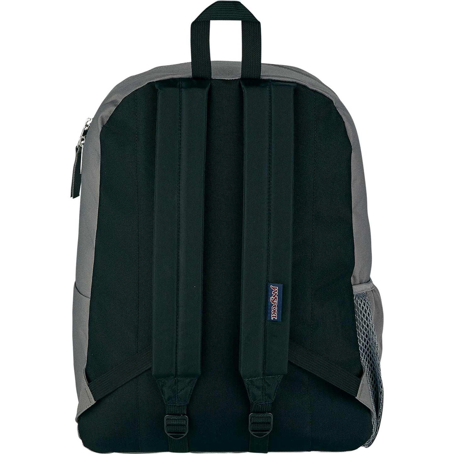 Rear View of Gray Jansport Crosstown Plus Backpack