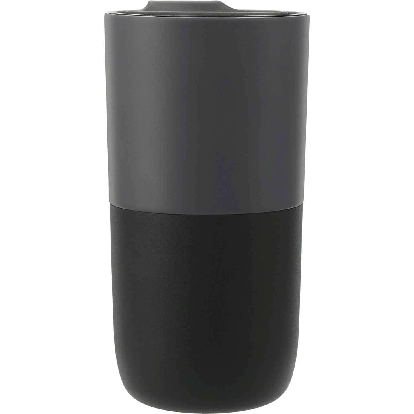 Rear View of Gray Klean Kanteen Eco Rise 16oz Tumbler plain