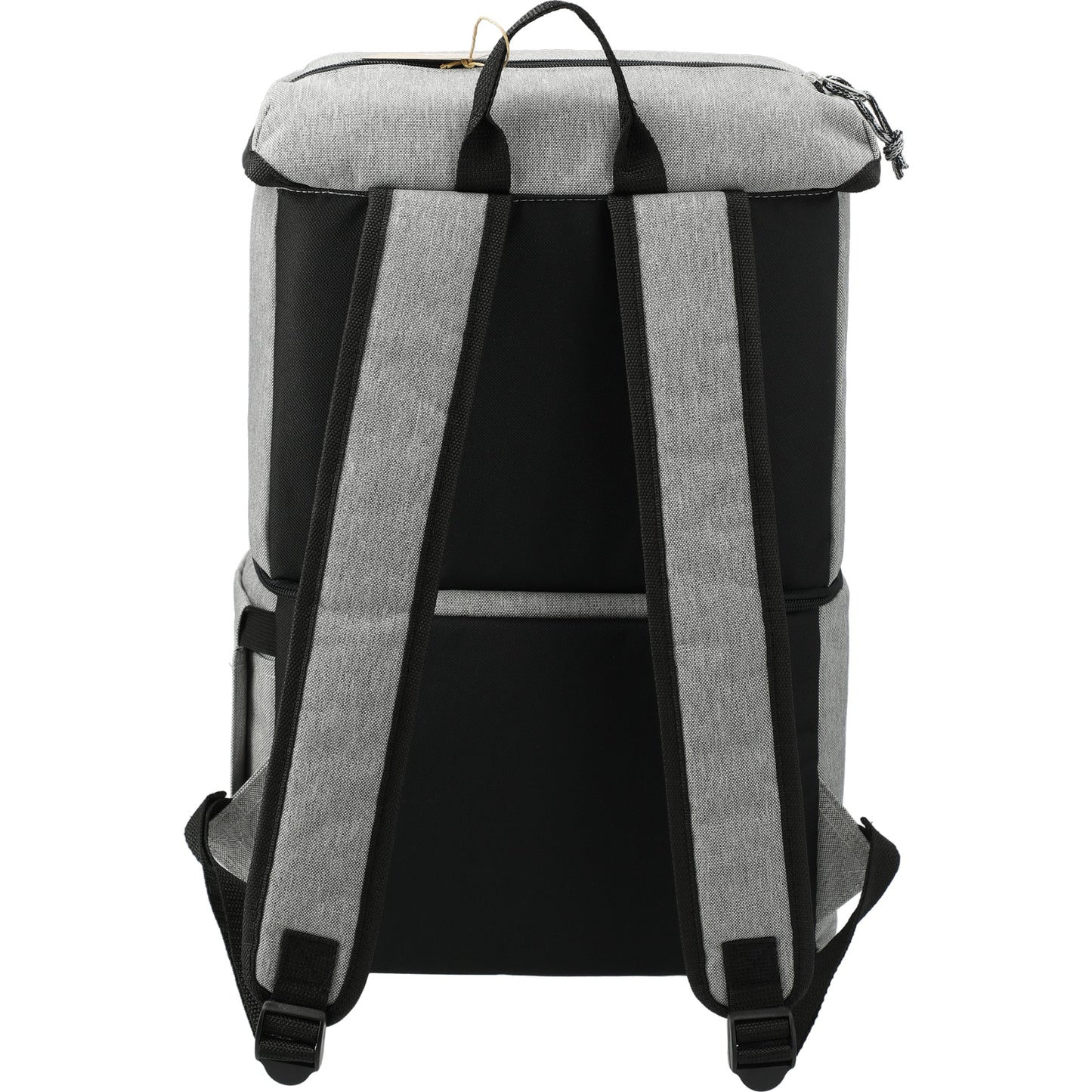 Rear View of Gray Merchant & Craft Revive Recycled Backpack Cooler