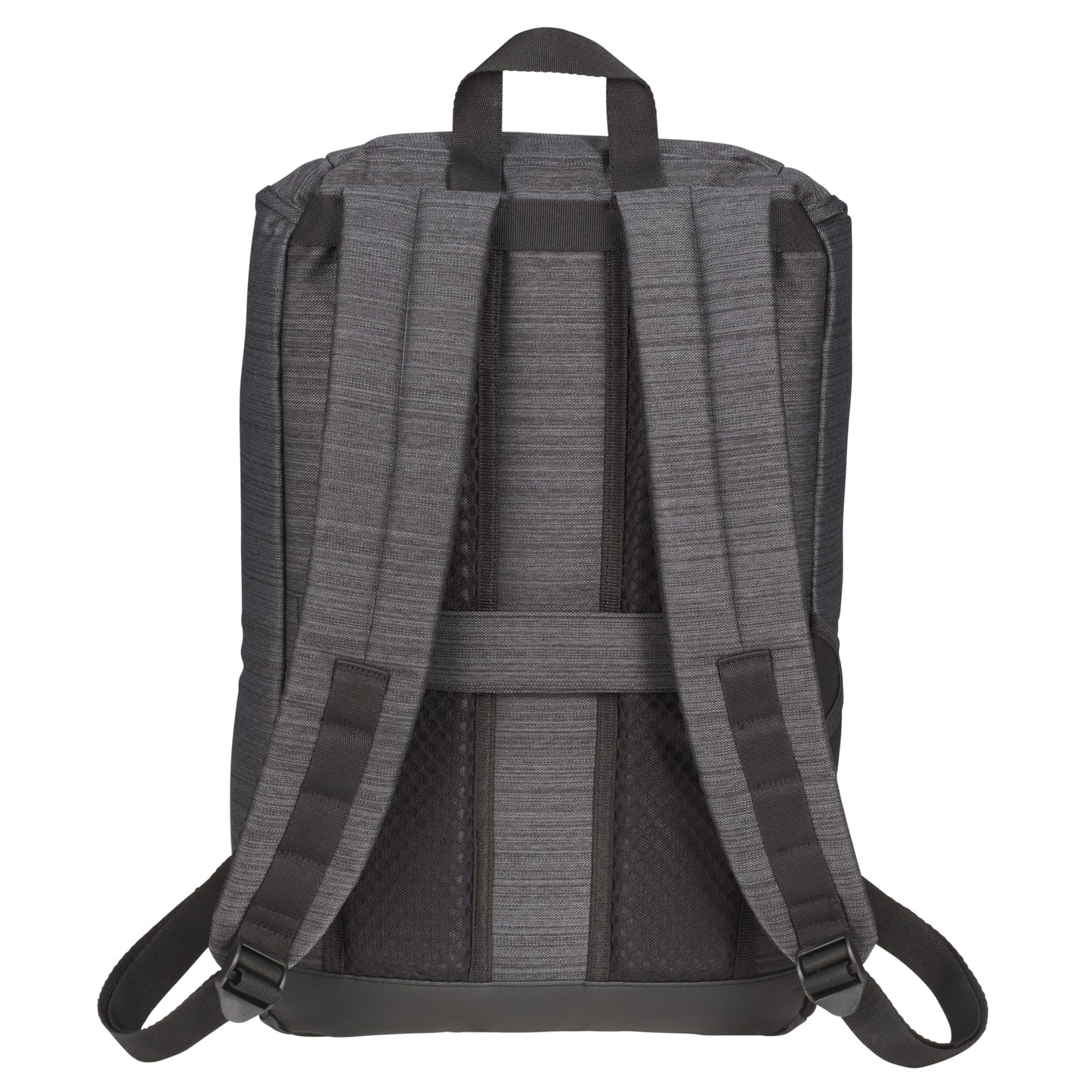 Rear View of Gray NBN Mayfair 15" Computer Backpack