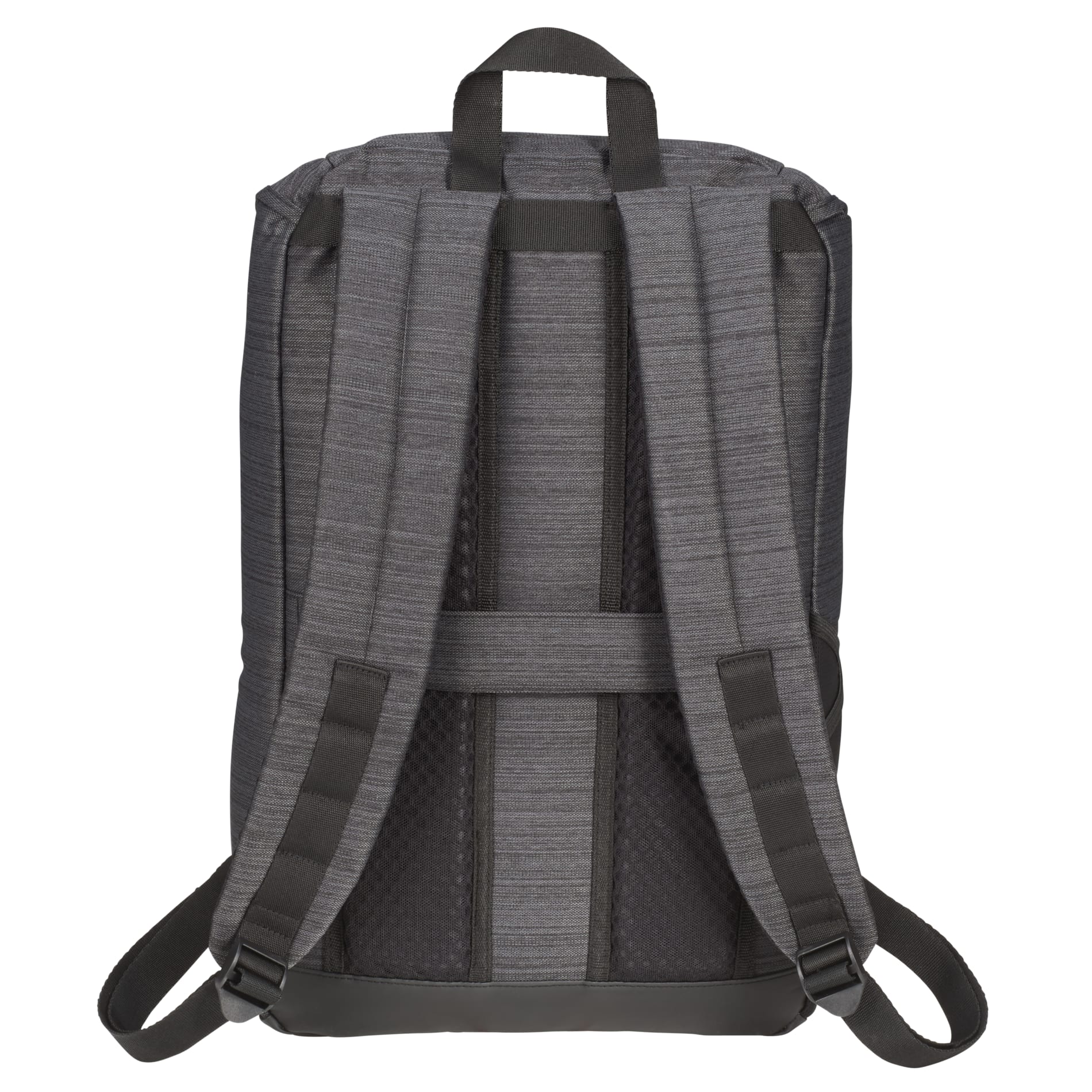 Rear View of Gray NBN Mayfair 15" Computer Backpack
