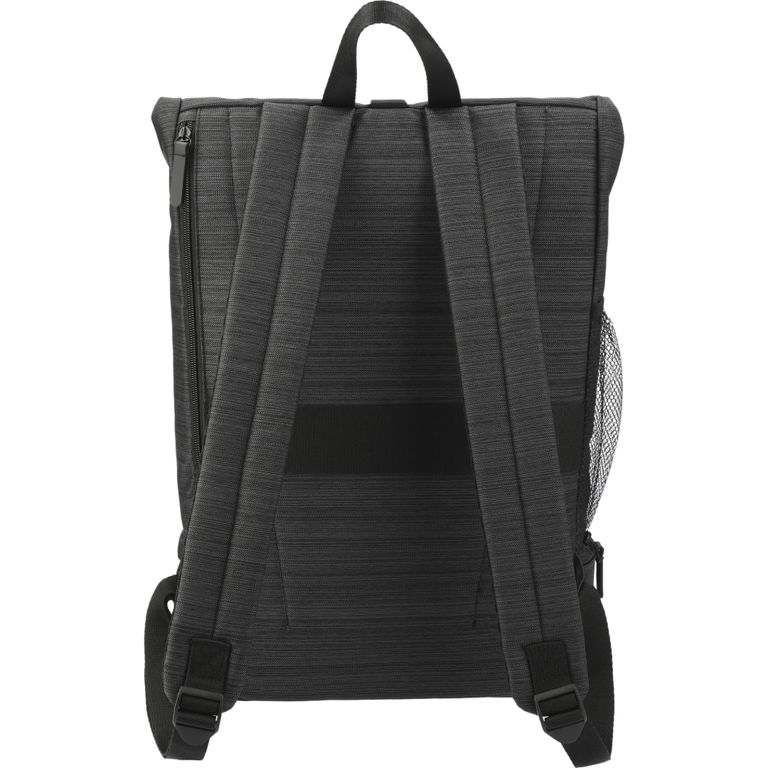 Rear View of Gray NBN Whitby Insulated 15" Computer Backpack