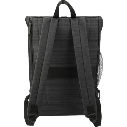 Rear View of Gray NBN Whitby Insulated 15" Computer Backpack