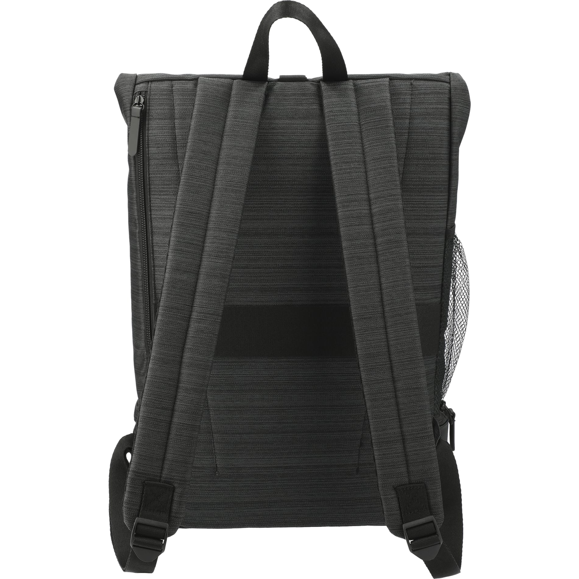 Rear View of Gray NBN Whitby Insulated 15" Computer Backpack