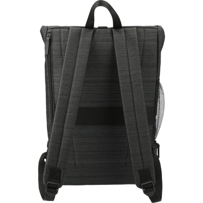 Rear View of Gray NBN Whitby Insulated 15" Computer Backpack